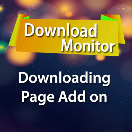 Download Monitor Downloading Page Add on
