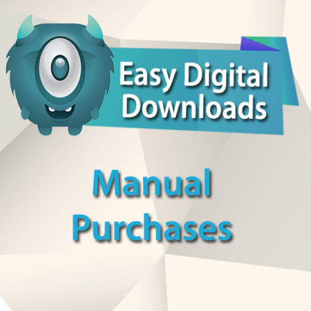 Easy Digital Downloads Manual Purchases