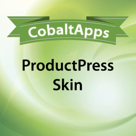 CobaltApps ProductPress Skin for Dynamik Website Builder