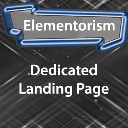 Elementorism Dedicated Landing Page