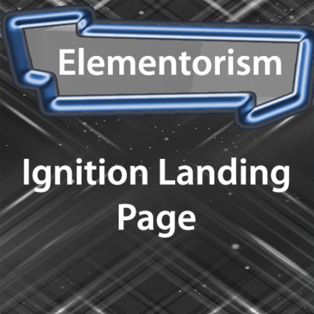 Elementorism Ignition Landing Page