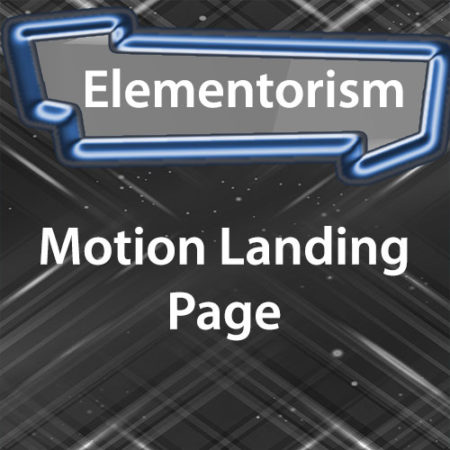 Elementorism Motion Landing Page