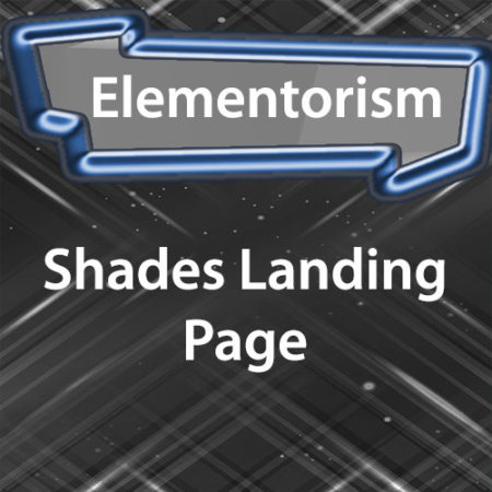 Elementorism Shades Landing Page
