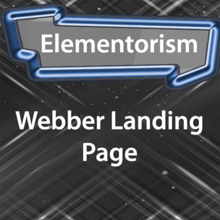 Elementorism Webber Landing Page