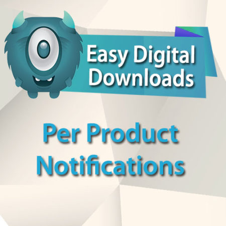 Easy Digital Downloads Per Product Notifications