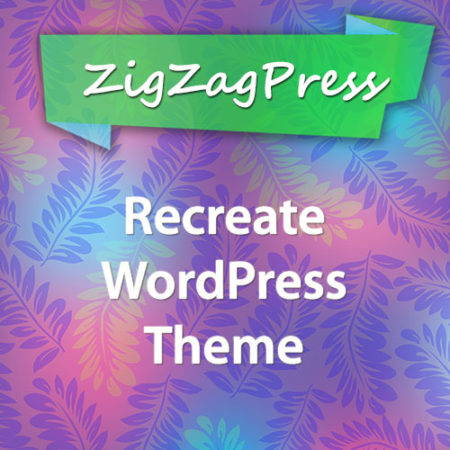 ZigZagPress Recreate WordPress Theme