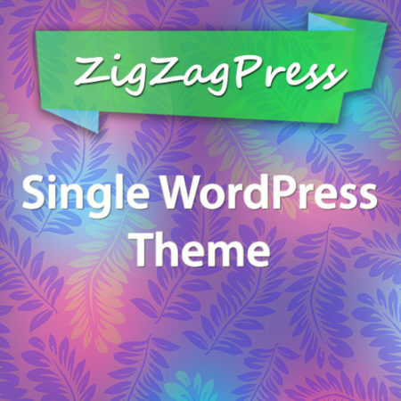ZigZagPress Single WordPress Theme