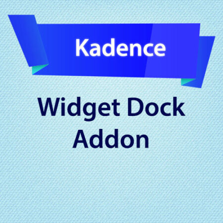 Kadence Widget Dock Addon
