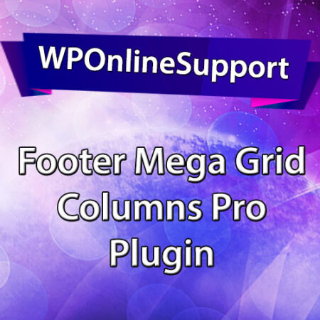 WPOS Footer Mega Grid Columns Pro Plugin