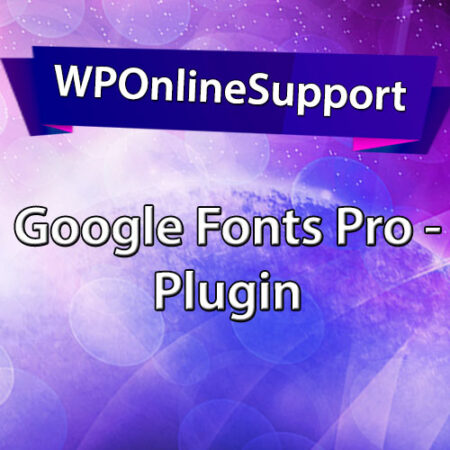 WPOS Google Fonts Pro - WPOS Plugin