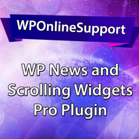 WPOS WP News and Scrolling Widgets Pro Plugin