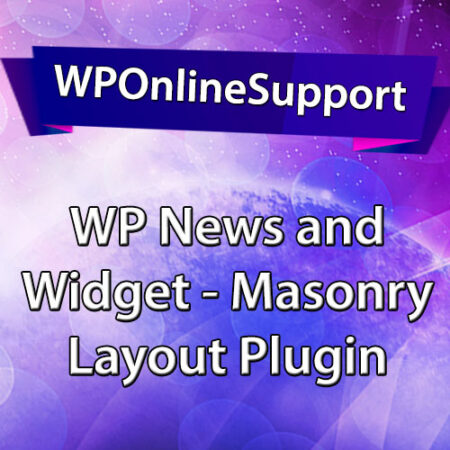 WPOS WP News and Widget - Masonry Layout Plugin