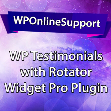WPOS WP Testimonials with Rotator Widget Pro Plugin